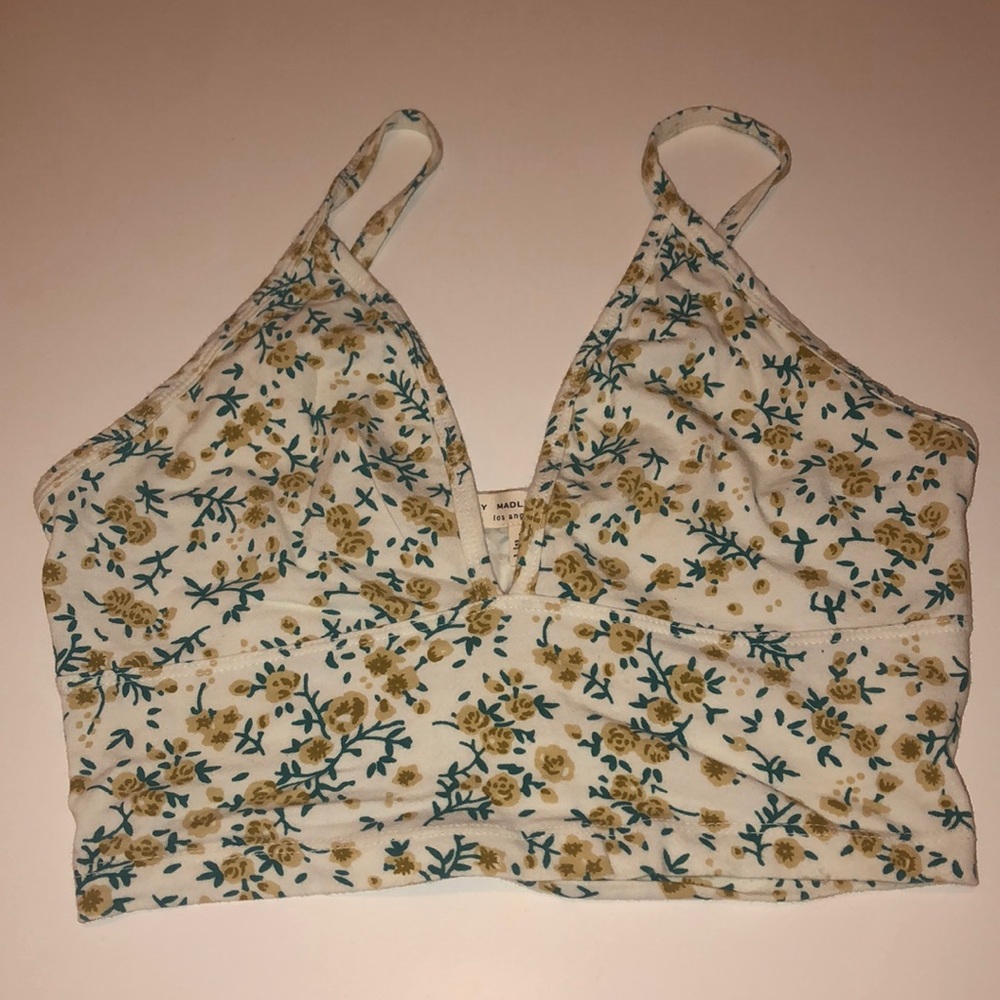 Floral crop top